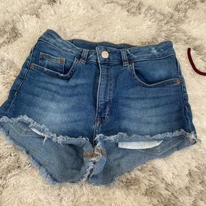 Denim shorts